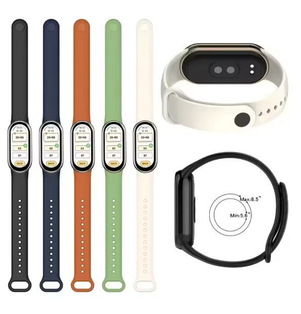 Xiaomi Mi Band 9 8 Official Silicone Strap