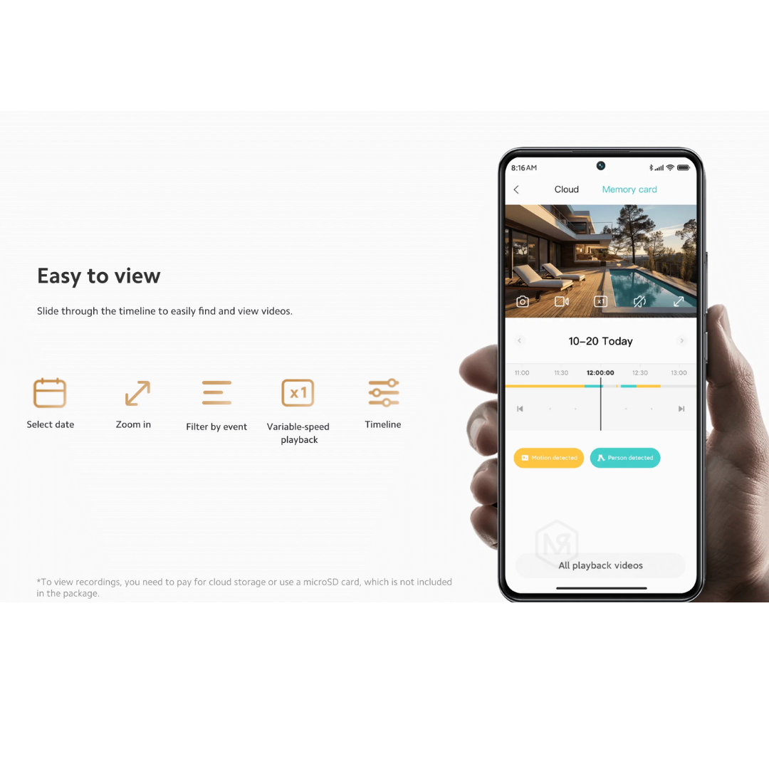 Xiaomi Outdoor Camera CW300 Wifi Camera 