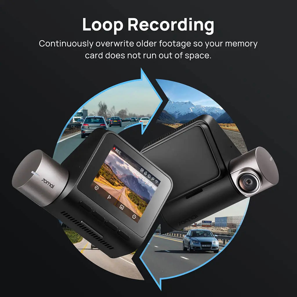 70mai Dash Cam A510 1944P with Sony STARVIS 2 IMX675, Supported With Hardwire Kit 4G Connectivity