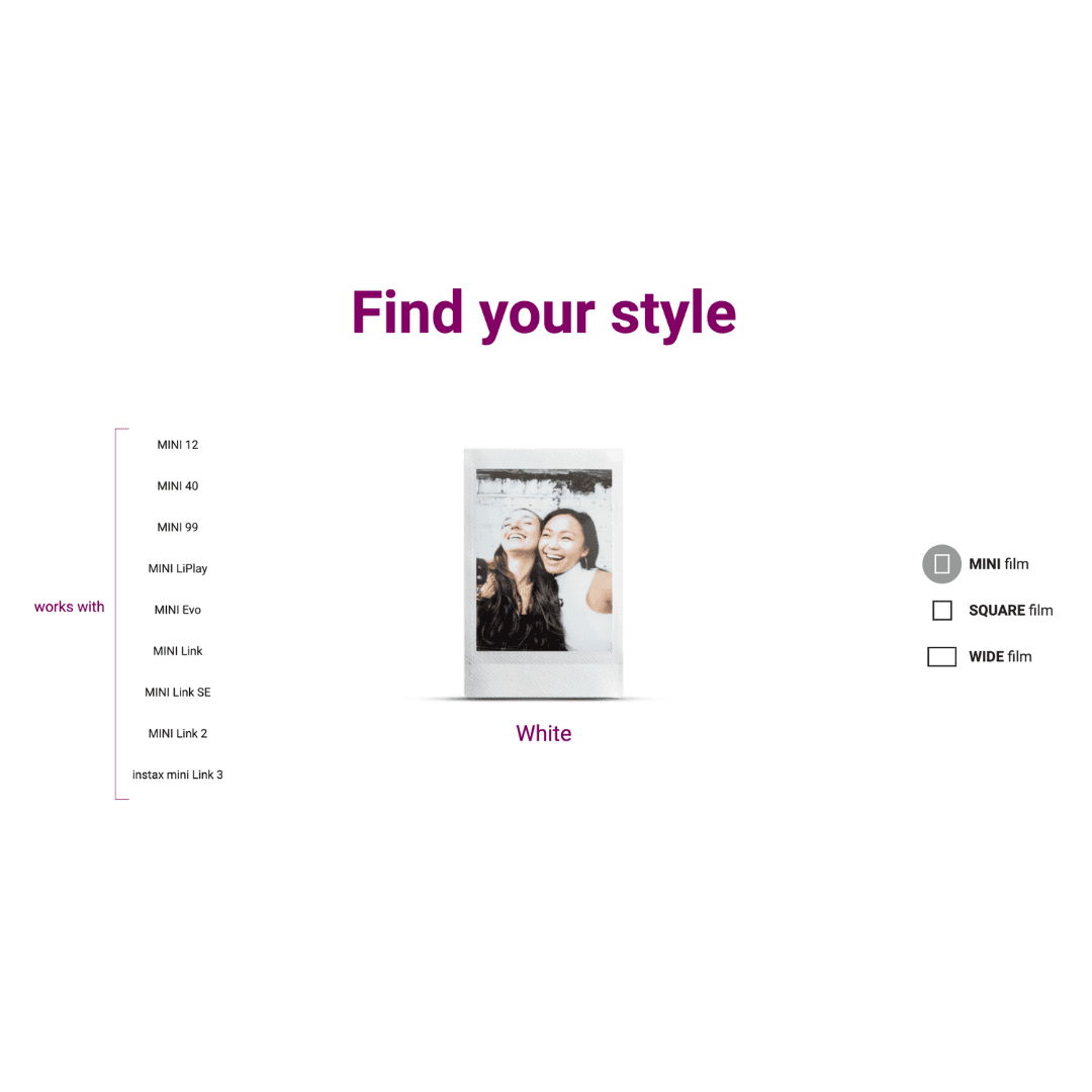 Fujifilm Instax Mini Instant Film 20 Exposures.