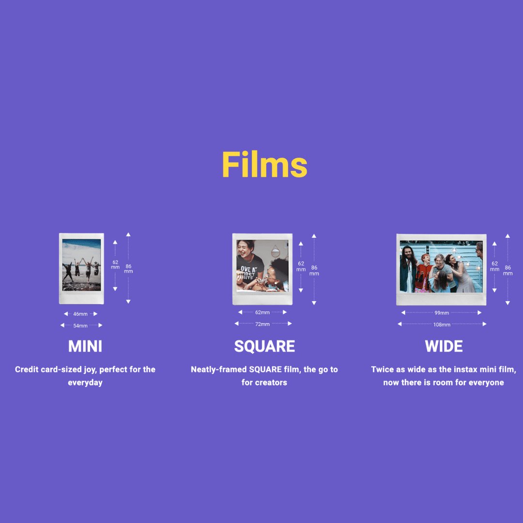 Fujifilm Instax Mini Instant Film 20 Exposures.