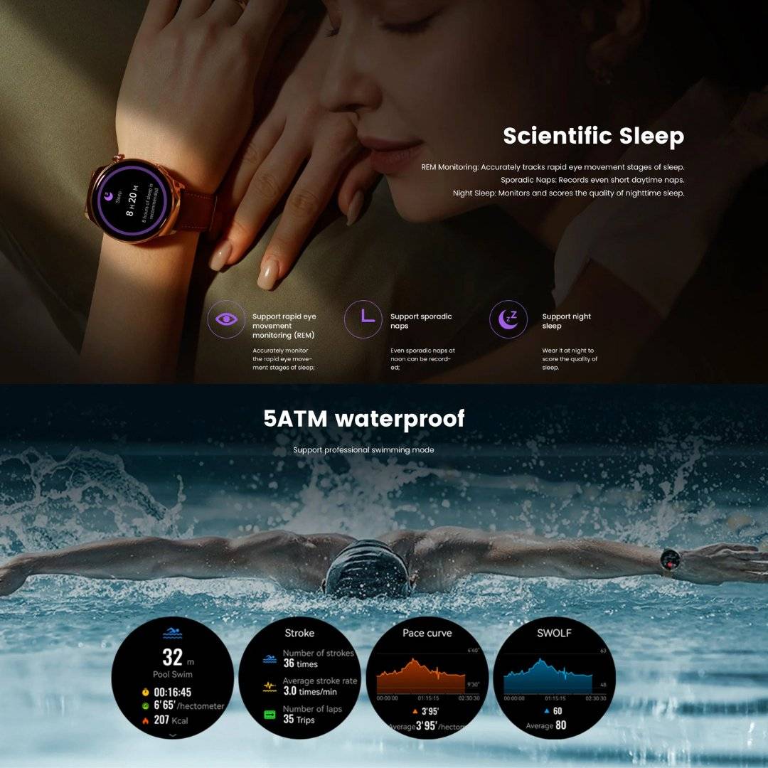 Mibro Lite 3 Pro Smart Watches.