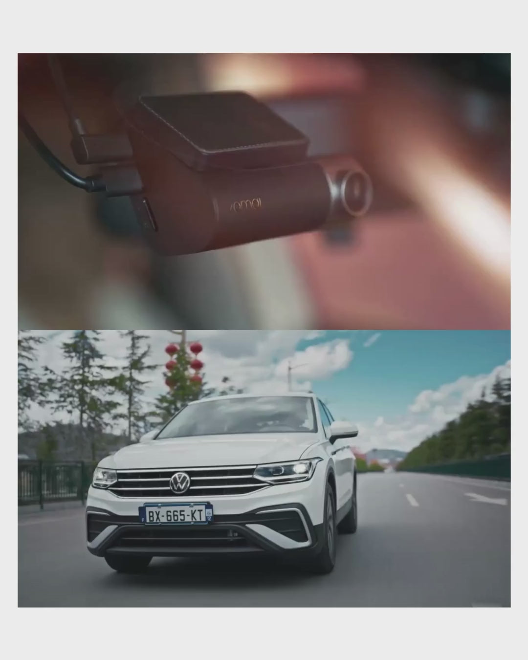 70mai Dash Cam A510 Set 2.7K Dual Camera 4G GPS Sony STARVIS 2