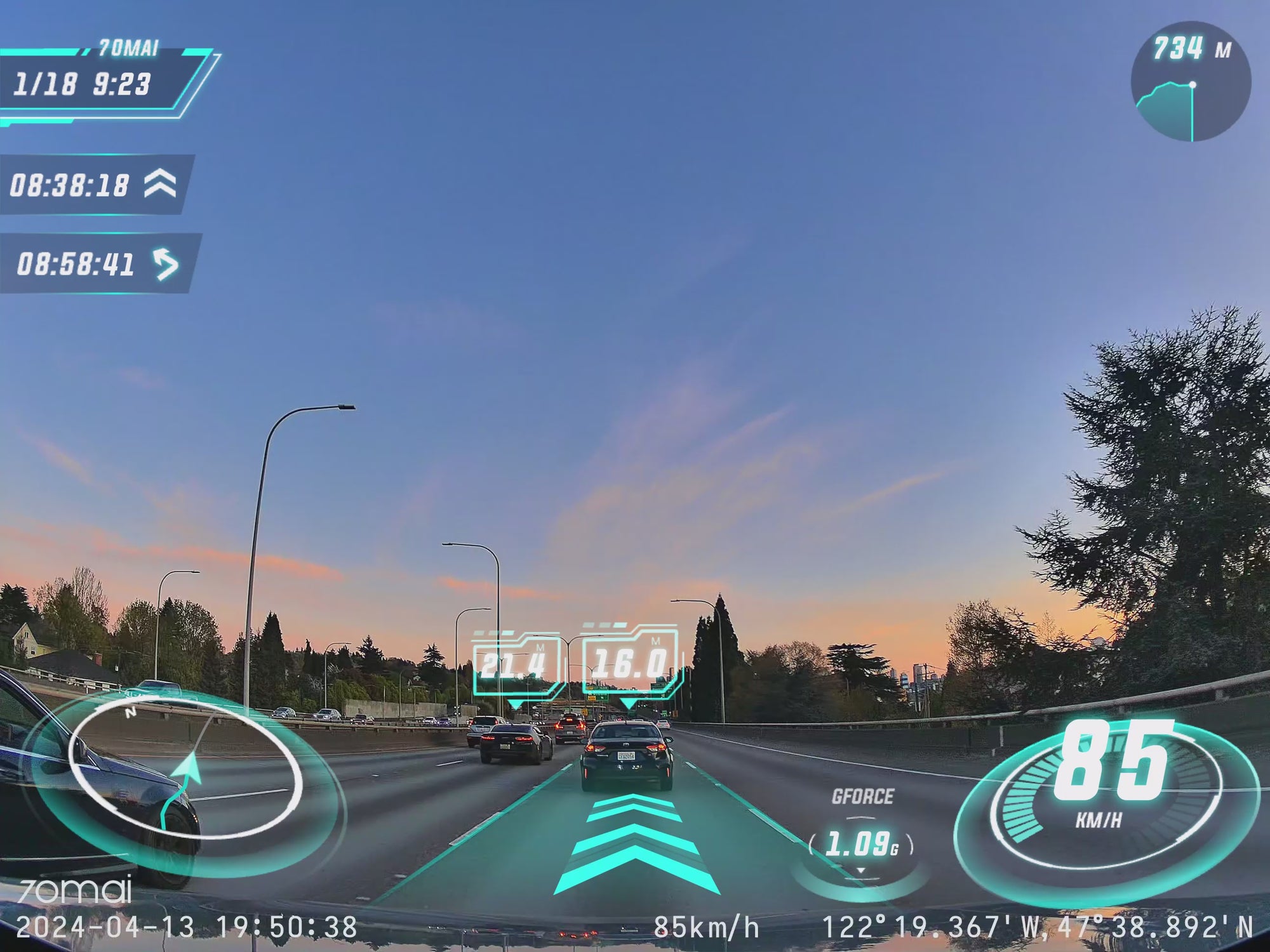 70mai Dash Cam A510 1944P with Sony STARVIS 2 IMX675, Supported With Hardwire Kit 4G Connectivity