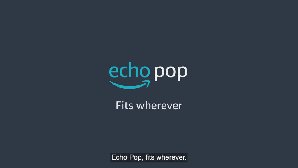 Amazon Echo Pop (Newest Model) – Compact Alexa Smart Speaker