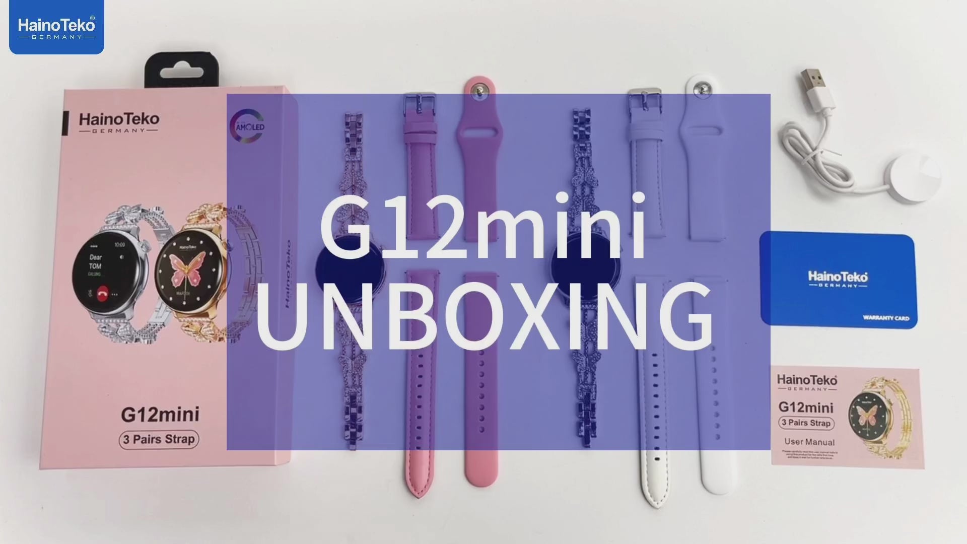 Haino Teko G12 mini Ladies Smart Watch.