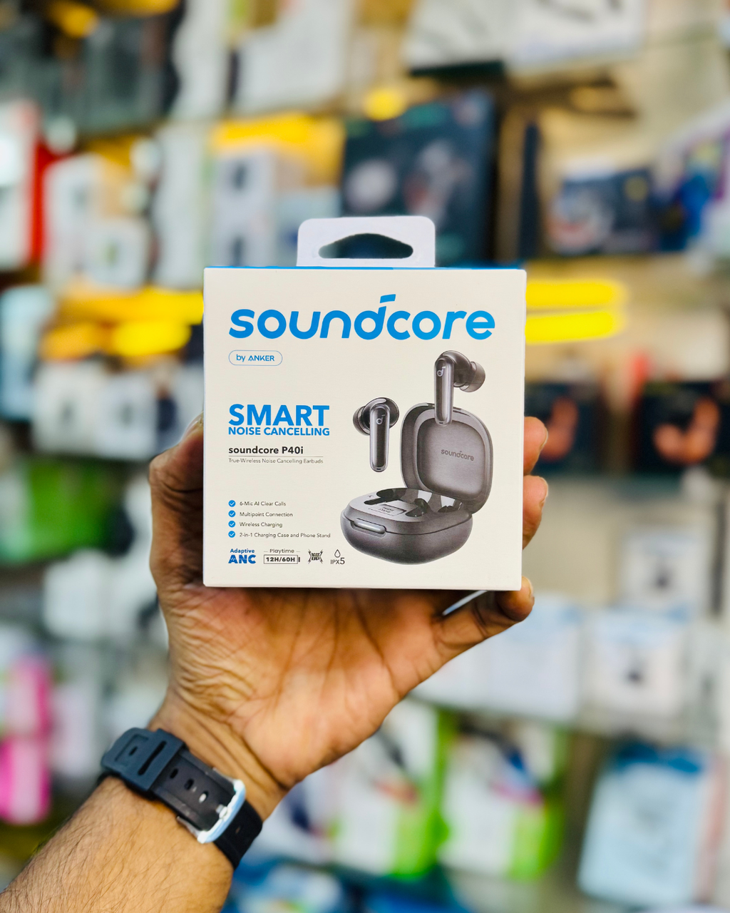 Soundcore P40i Smart ANC True Wireless Earbuds – 60H Battery | BassUp | AI Calls
